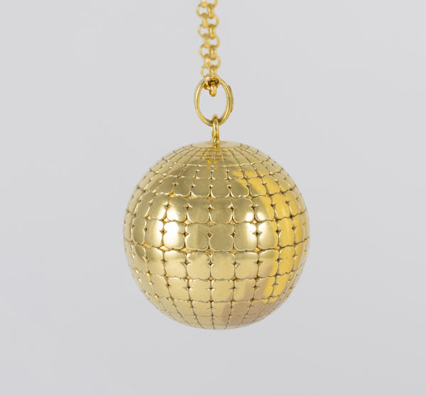 Colgante Tous en plata vermeil bola de disco oso St. Tropez