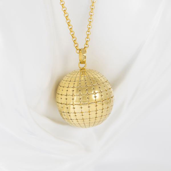 Colgante Tous en plata vermeil bola de disco oso St. Tropez