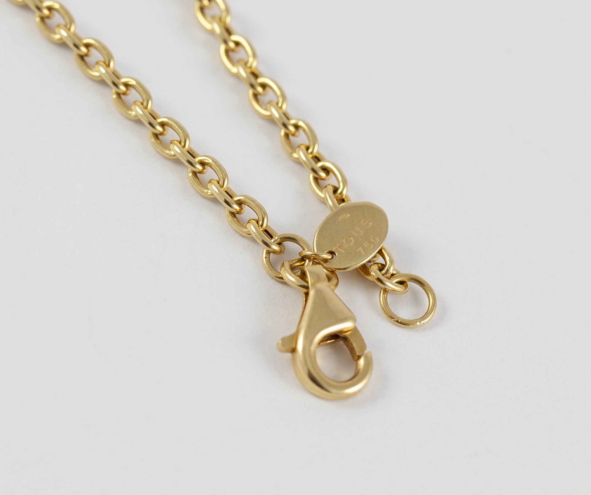 Collar Tous en oro amarillo 18k con gemas y diamantes Gem Power