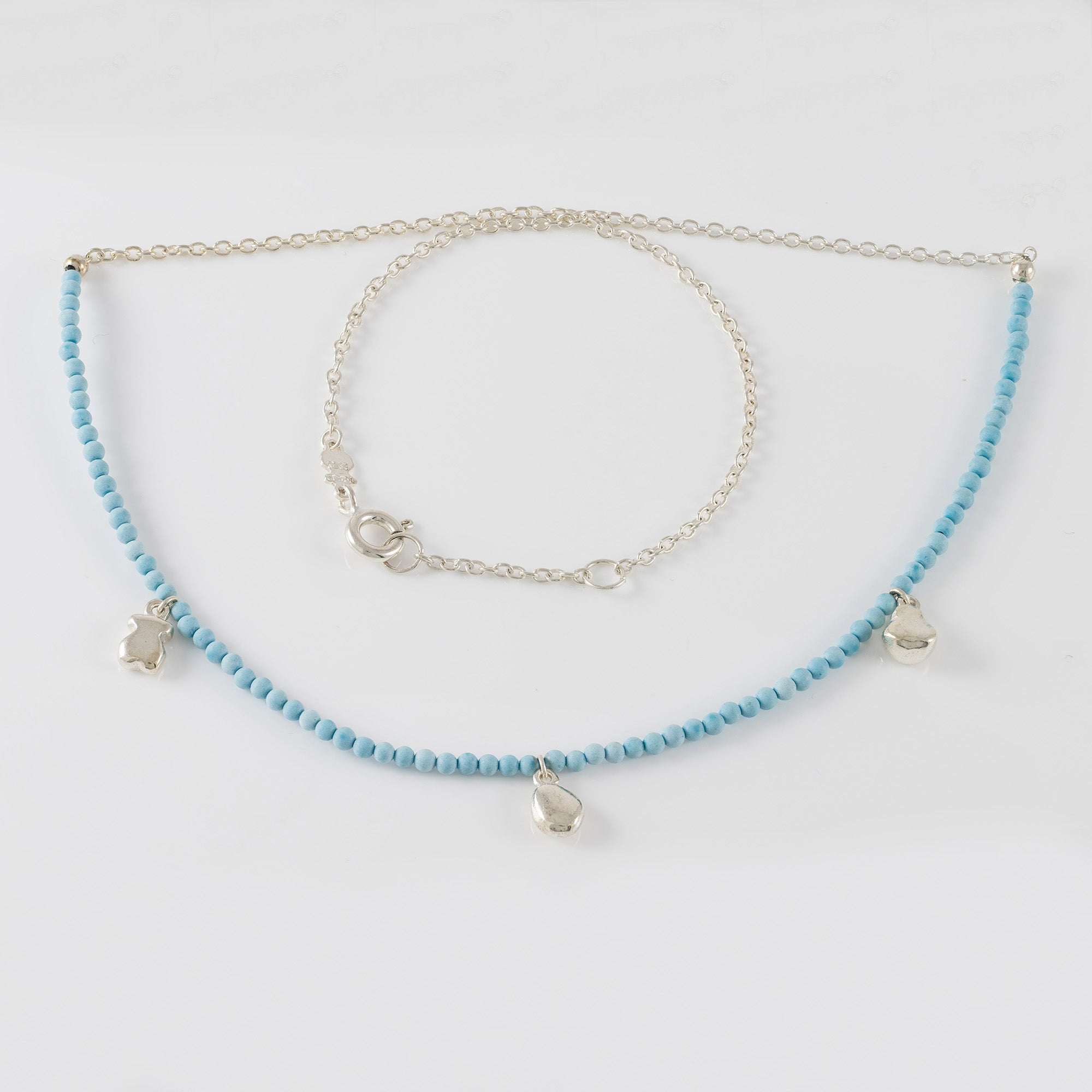 Collar Tous de plata 925 y calcita teñida Joy Bits