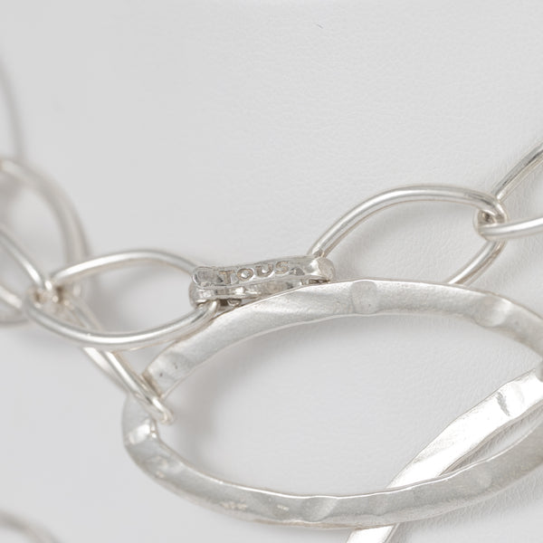 Collar Tous en plata 925 anillas ovales