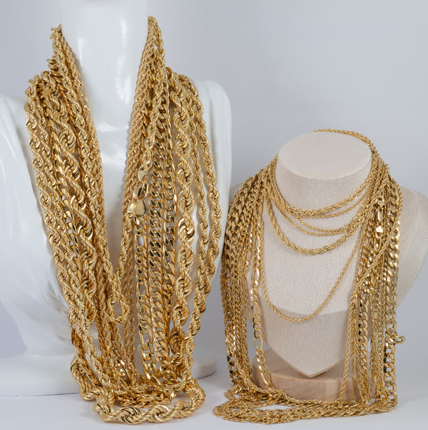 Cadena cordón oro 18k 750 70cm