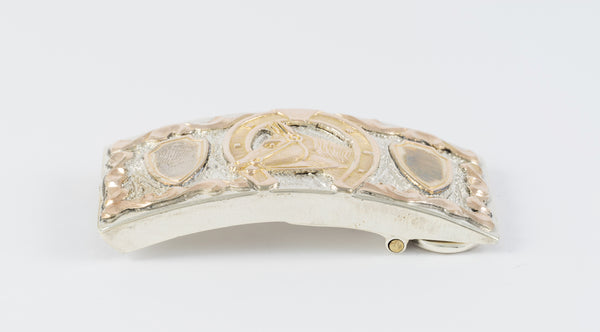 Hebilla de cinturón en plata 925 Caballo