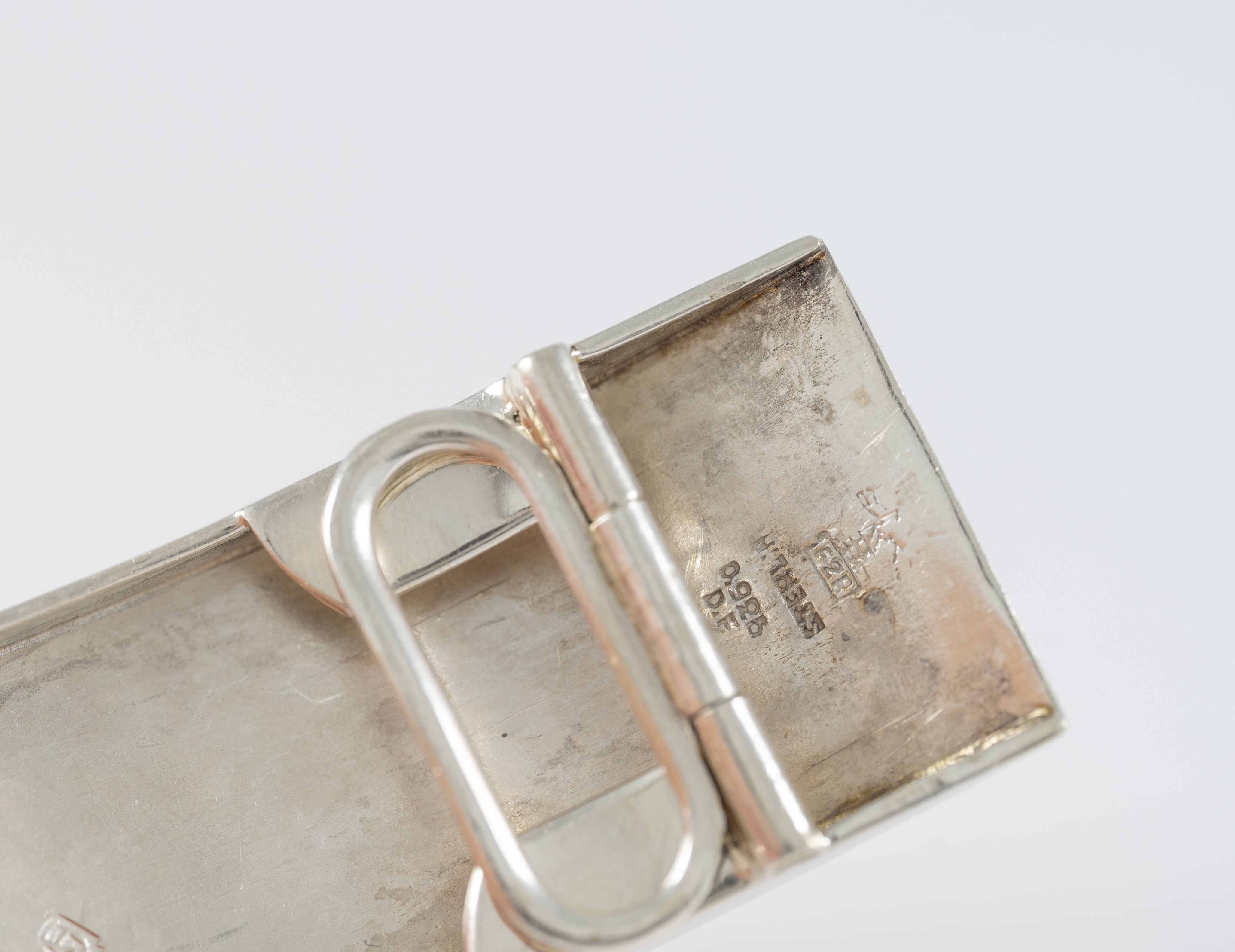 Hebilla de cinturón en plata 925 Caballo