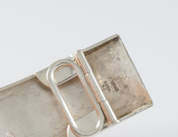 Hebilla de cinturón en plata 925 Caballo