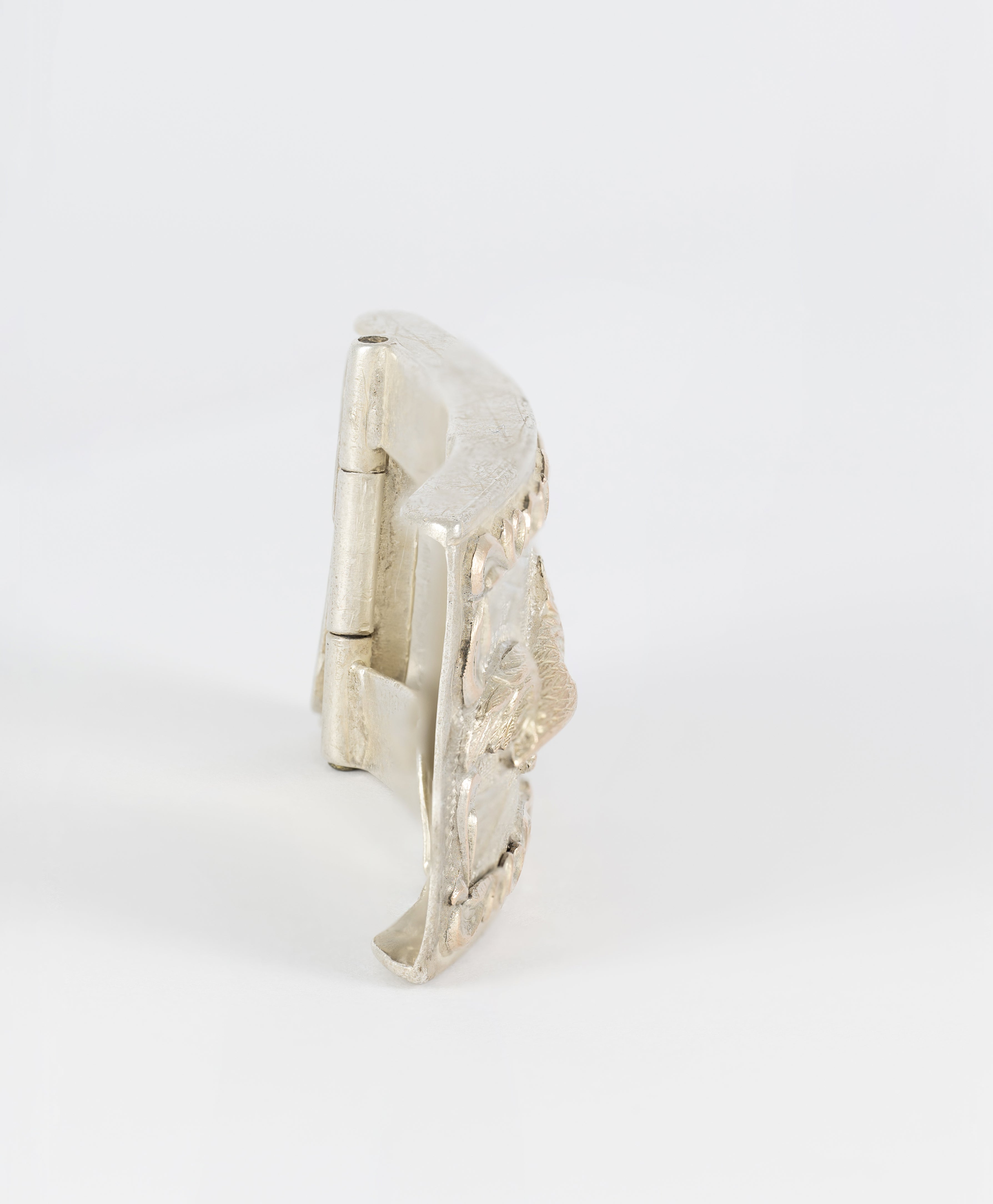 Hebilla de cinturón en plata 925 Gallos