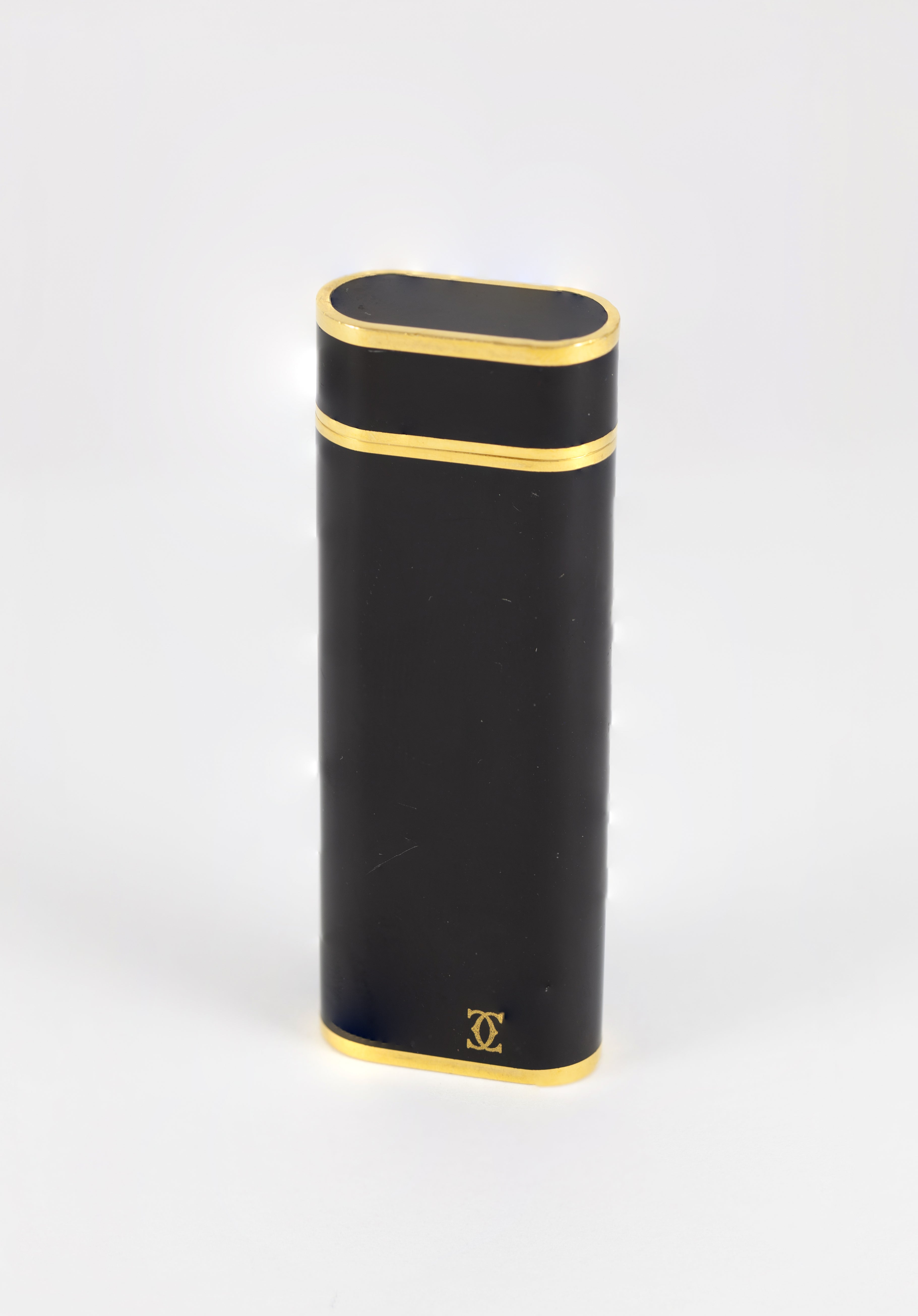 Cartier Lighter Black Lacquer Plaque or G