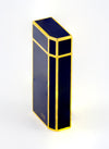 Cartier Lighter Blue Lacquer Plaque or G