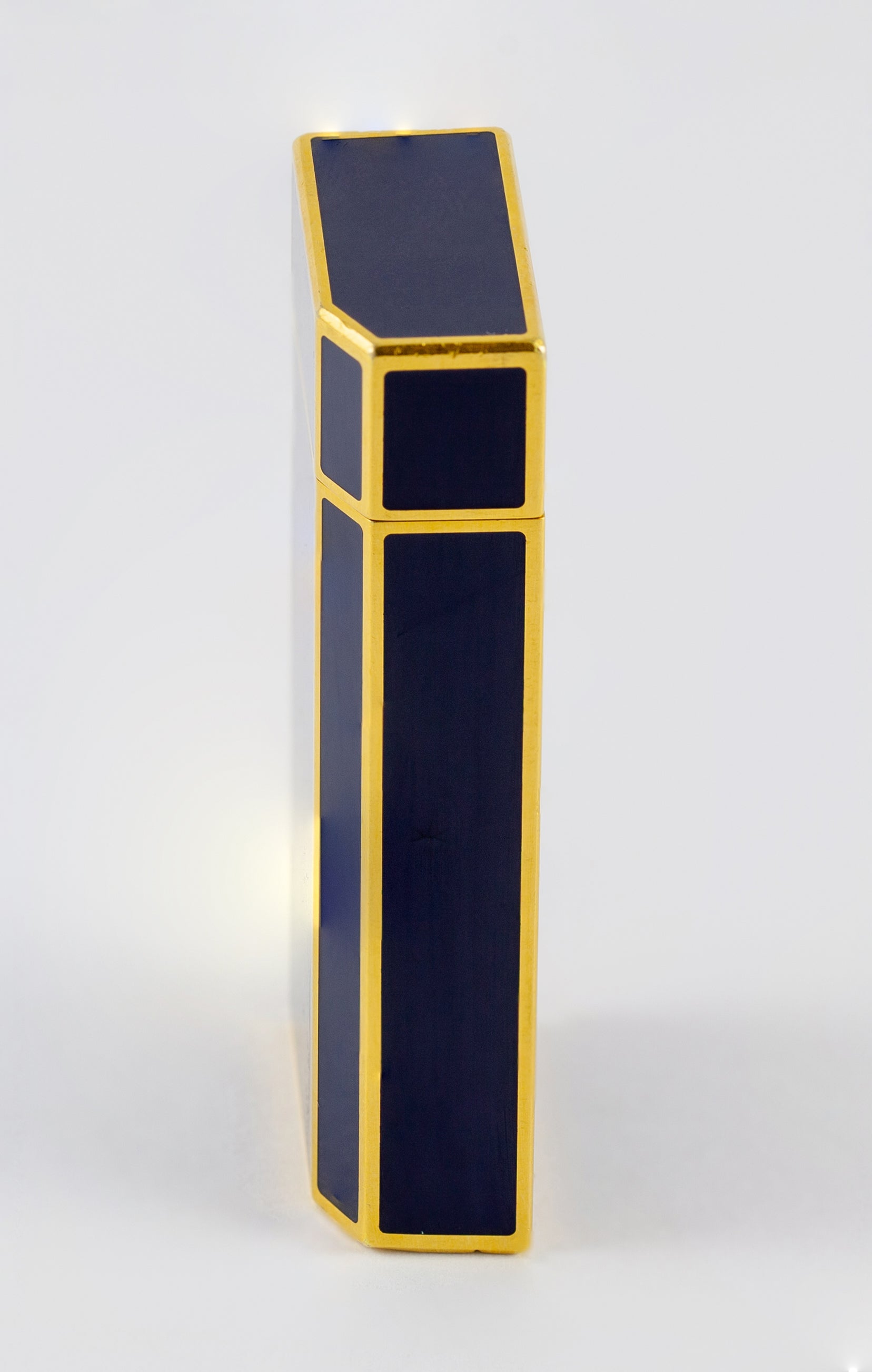 Cartier Lighter Blue Lacquer Plaque or G