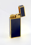 Cartier Lighter Blue Lacquer Plaque or G