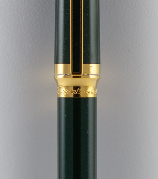 S.T. Dupont Les Montparnasse Rollerball Pen Green Chinese Lacquer