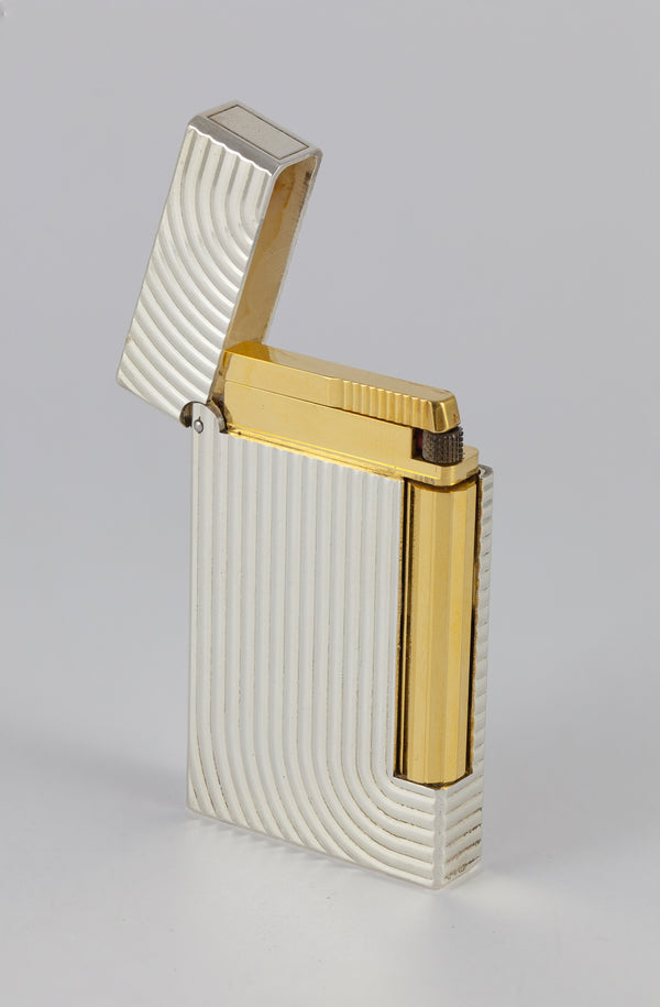 S.T. Dupont Ligne D Lighter Plaque Argent G
