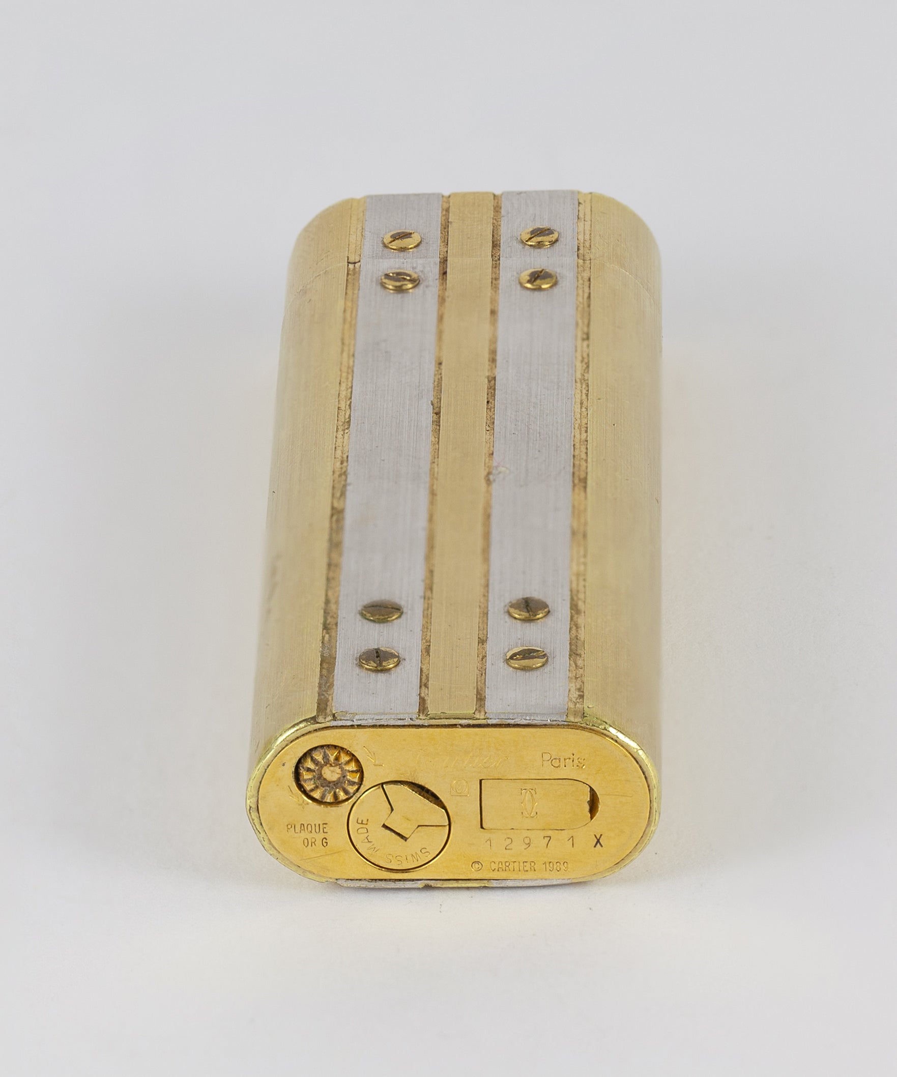 Cartier Santos Lighter Plaque or G
