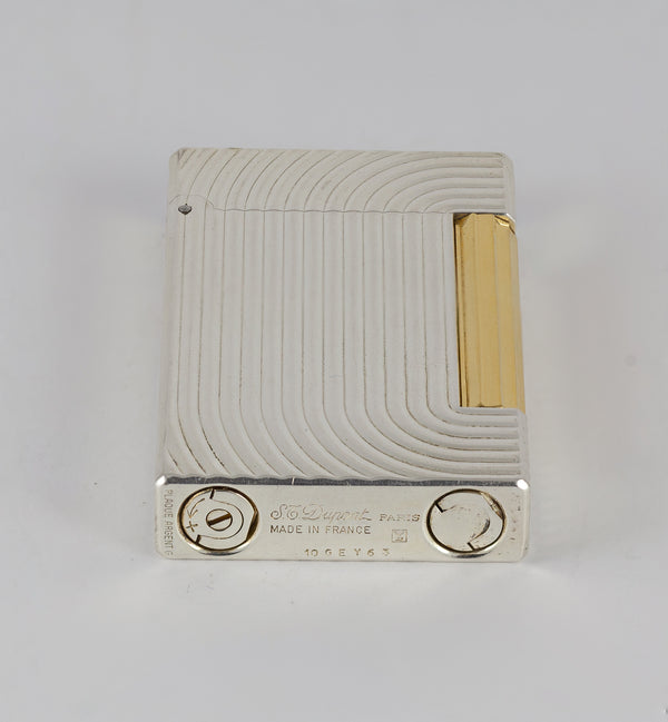 S.T. Dupont Ligne D Lighter Plaque Argent G