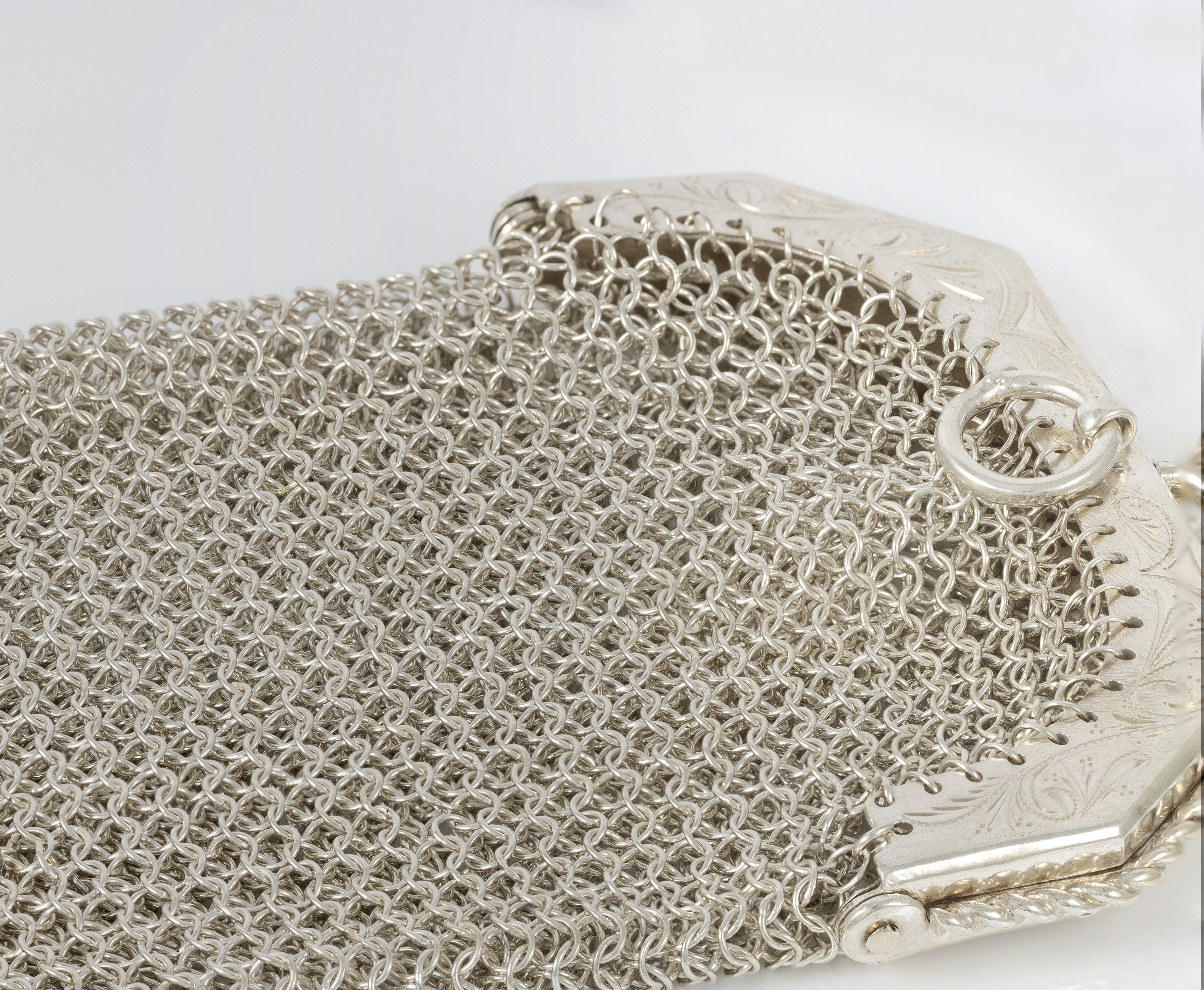 Monedero antiguo de plata