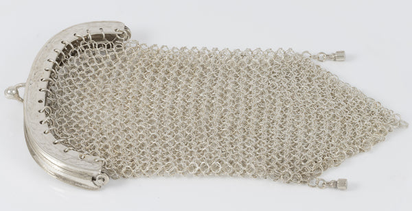 Monedero antiguo de plata