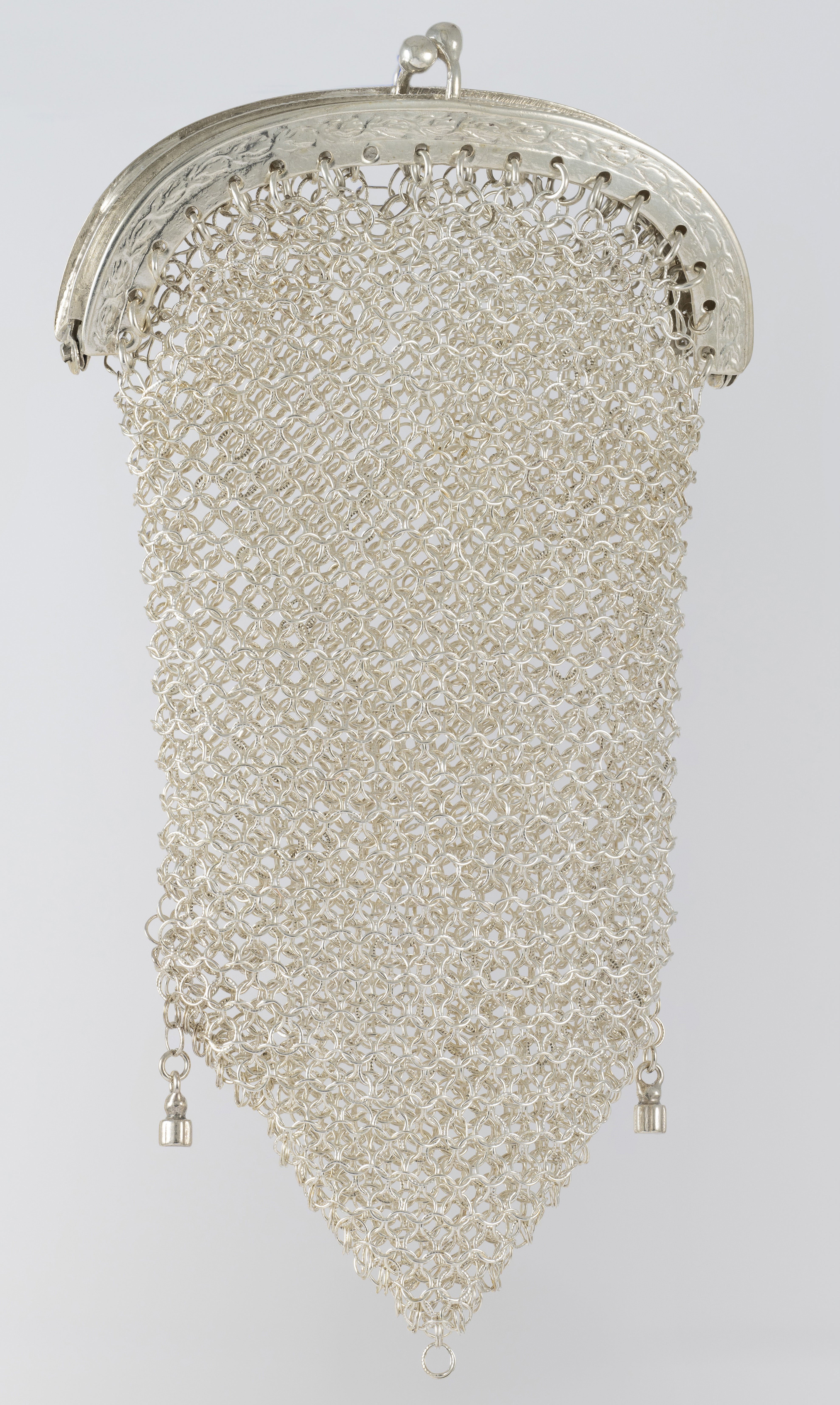 Monedero antiguo de plata