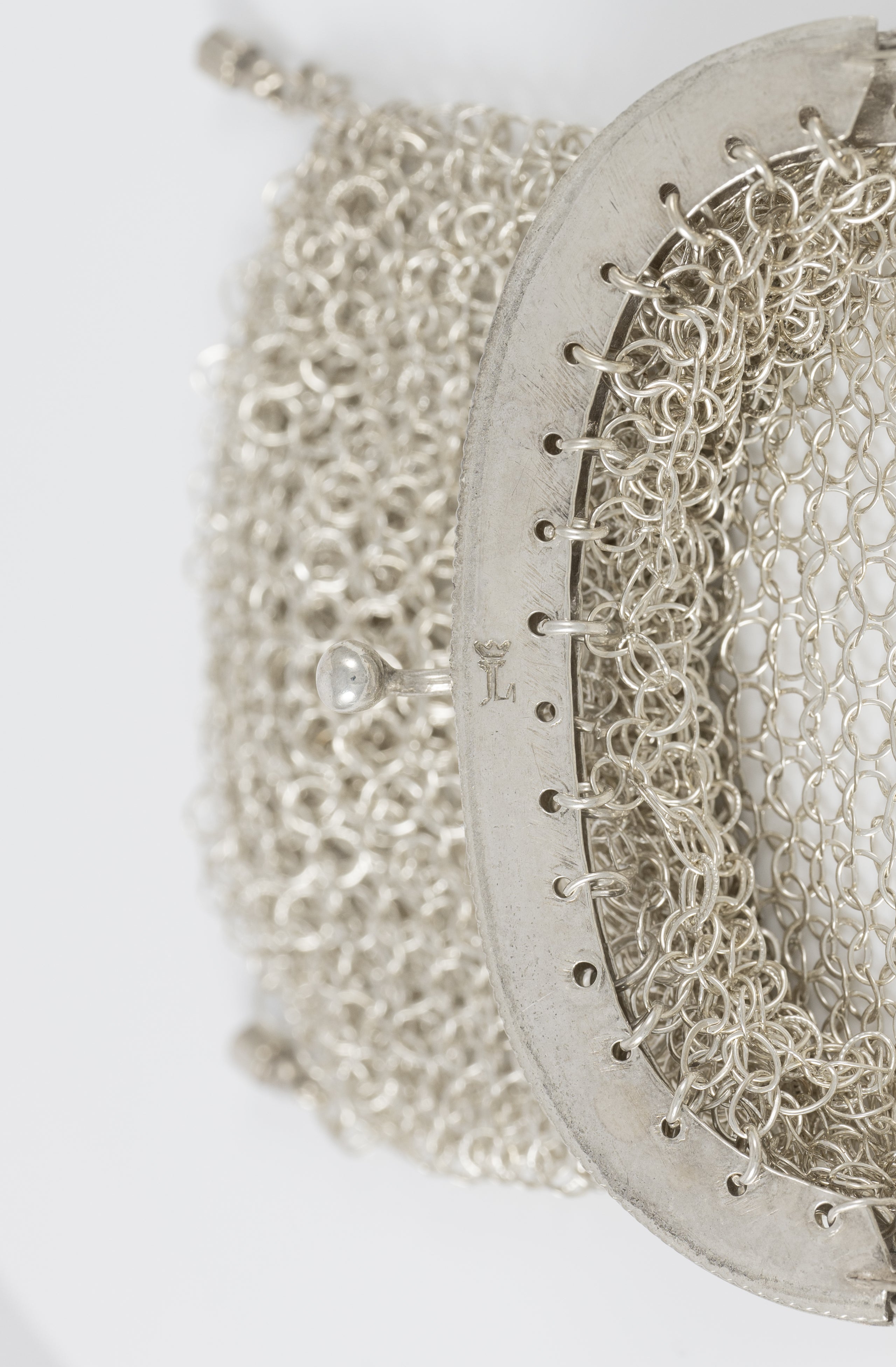 Monedero antiguo de plata