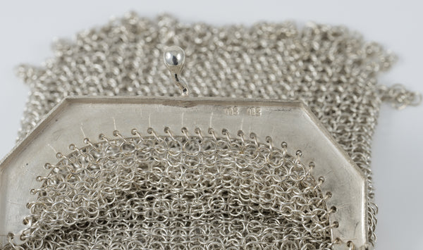 Monedero antiguo de plata