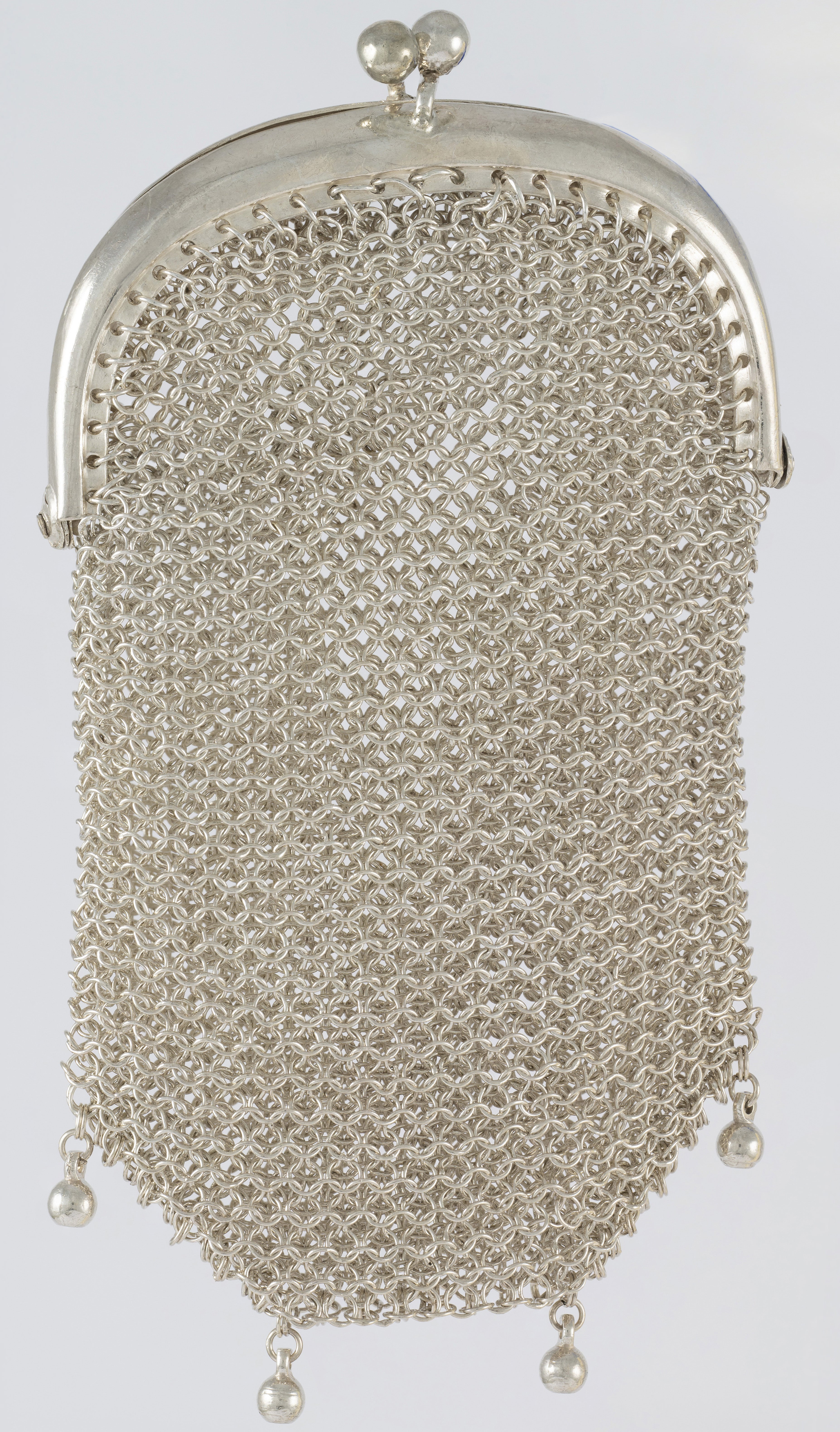 Monedero antiguo de plata