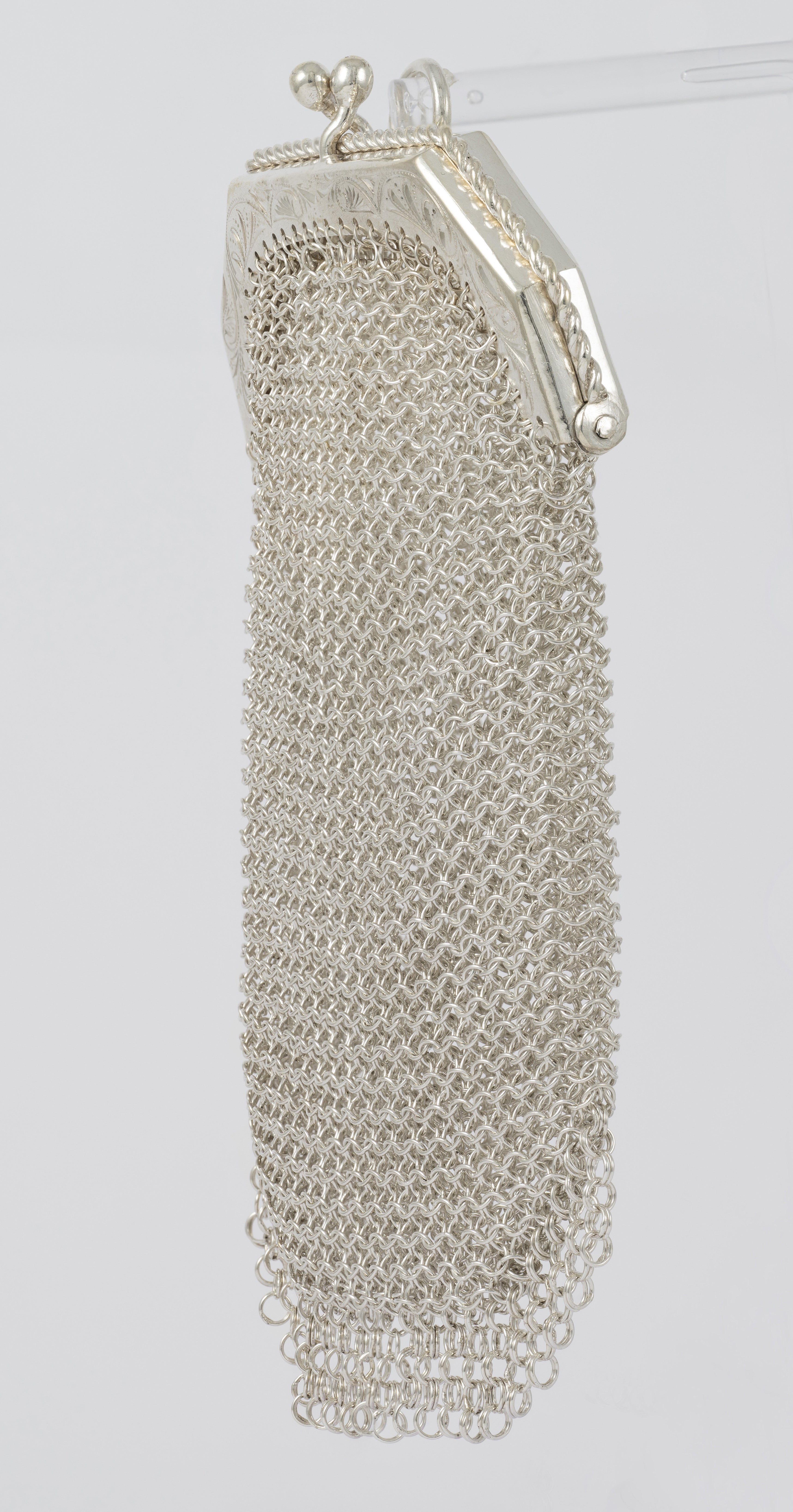 Monedero antiguo de plata