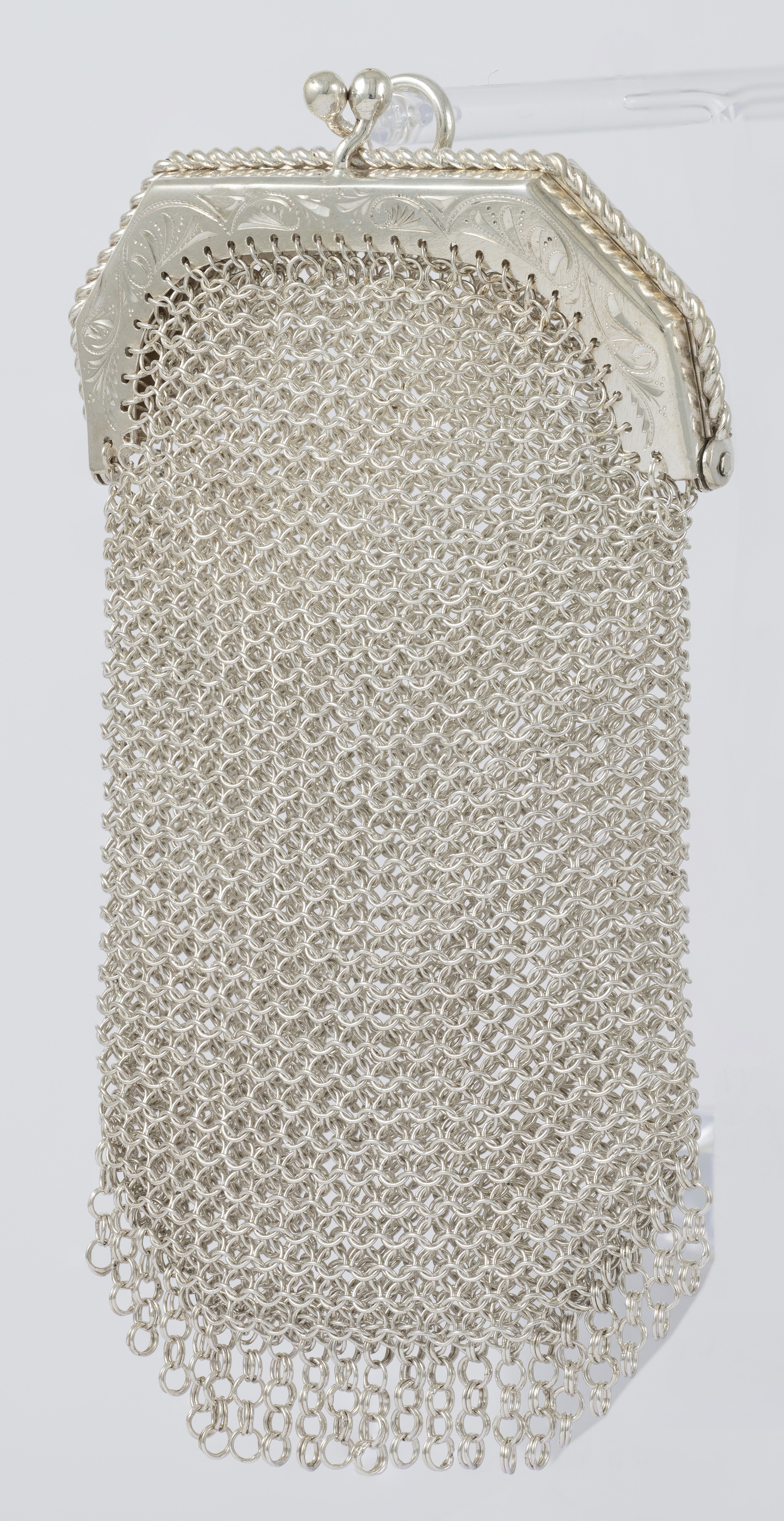 Monedero antiguo de plata