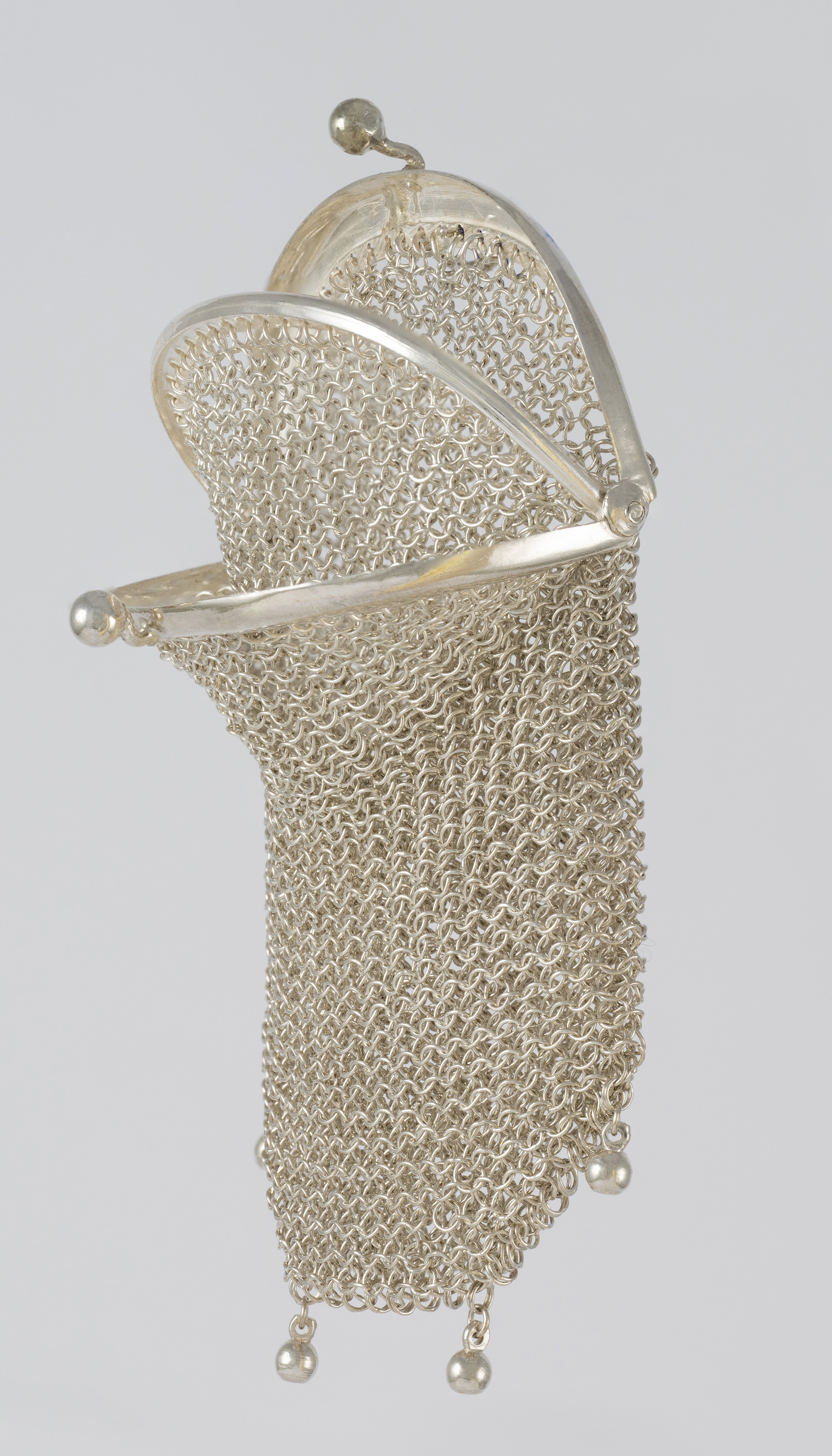 Monedero antiguo de plata