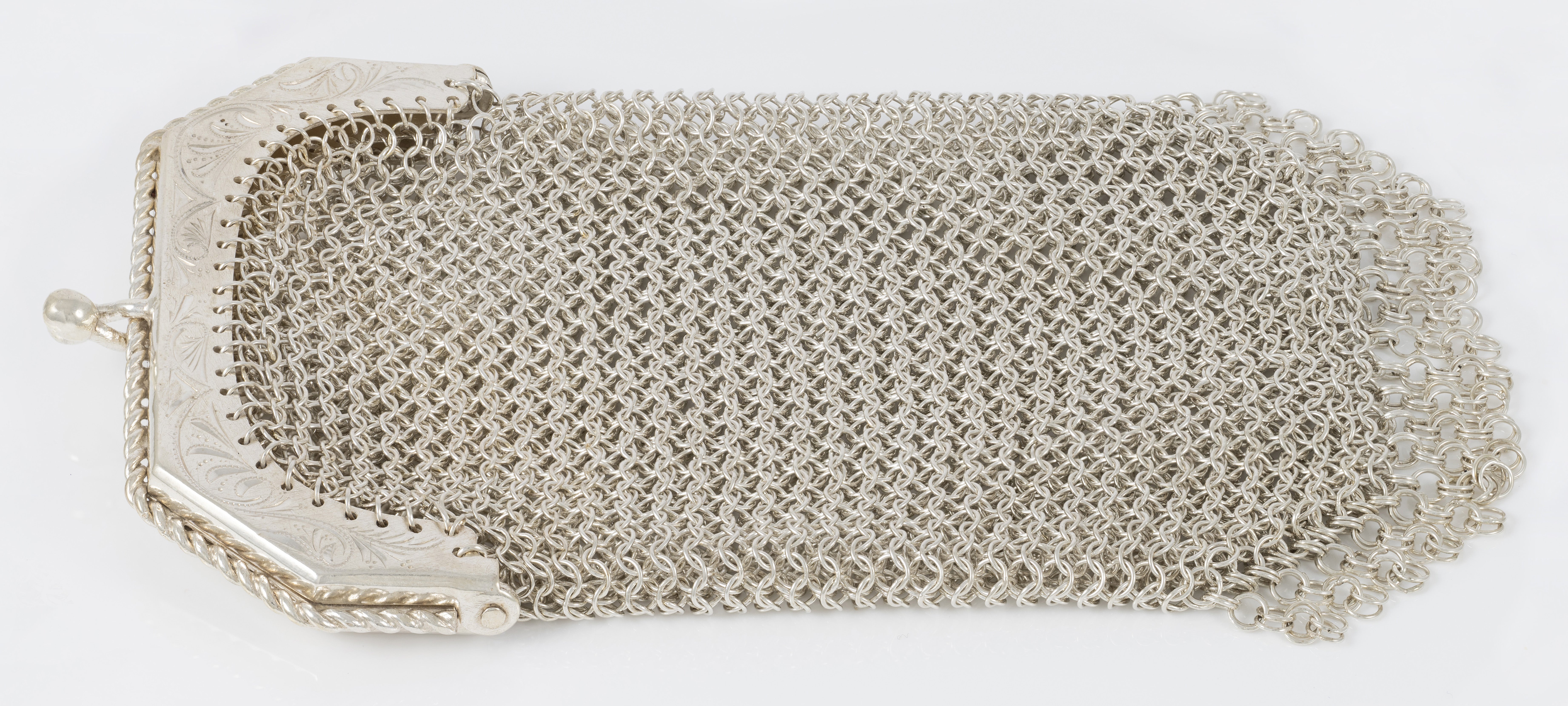 Monedero antiguo de plata