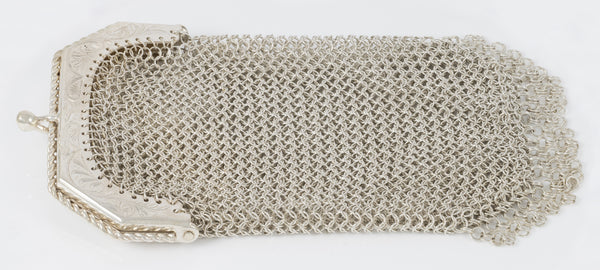 Monedero antiguo de plata