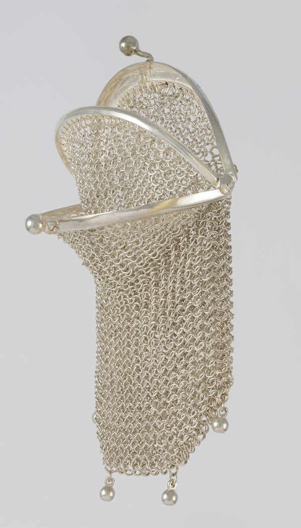 Monedero antiguo de plata