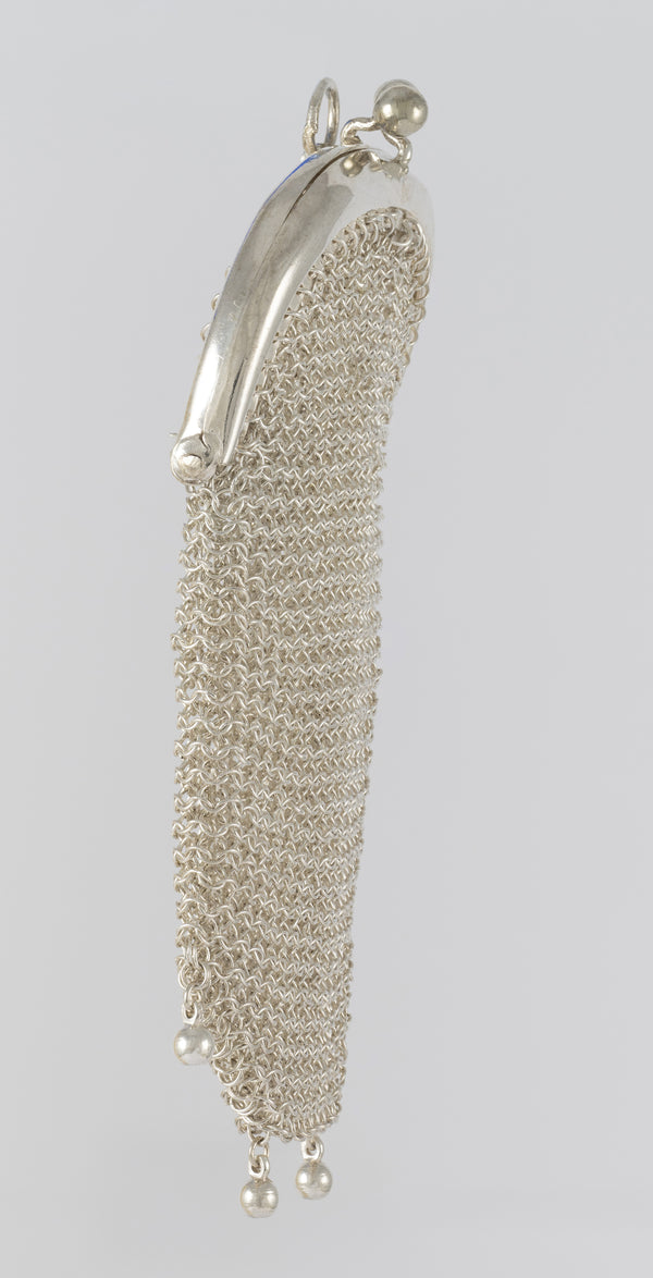 Monedero antiguo de plata