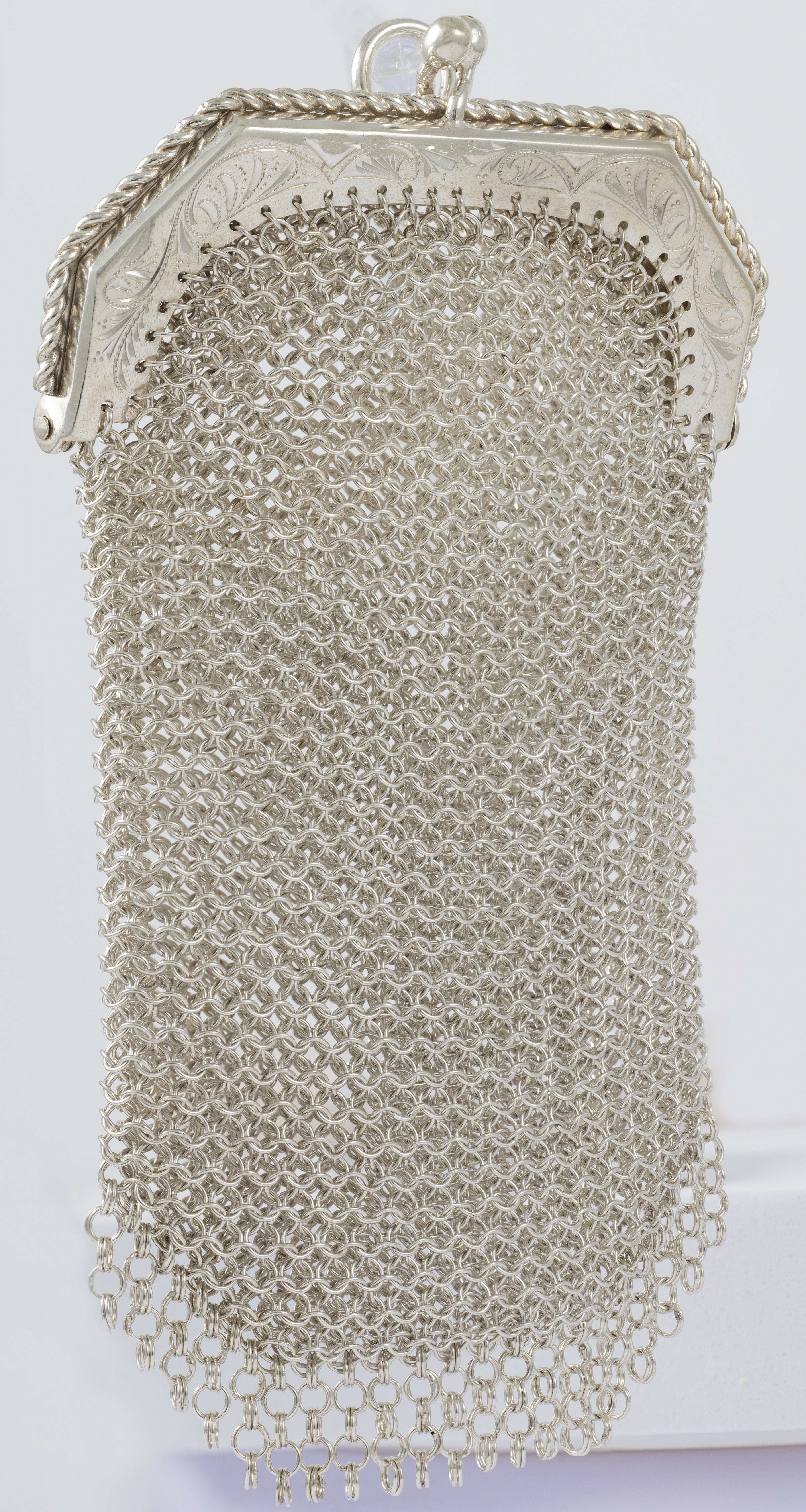 Monedero antiguo de plata