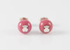 Pendientes Tous de cristal de Murano rosa Icon Glass