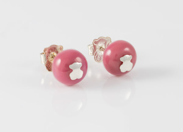 Pendientes Tous de cristal de Murano rosa Icon Glass