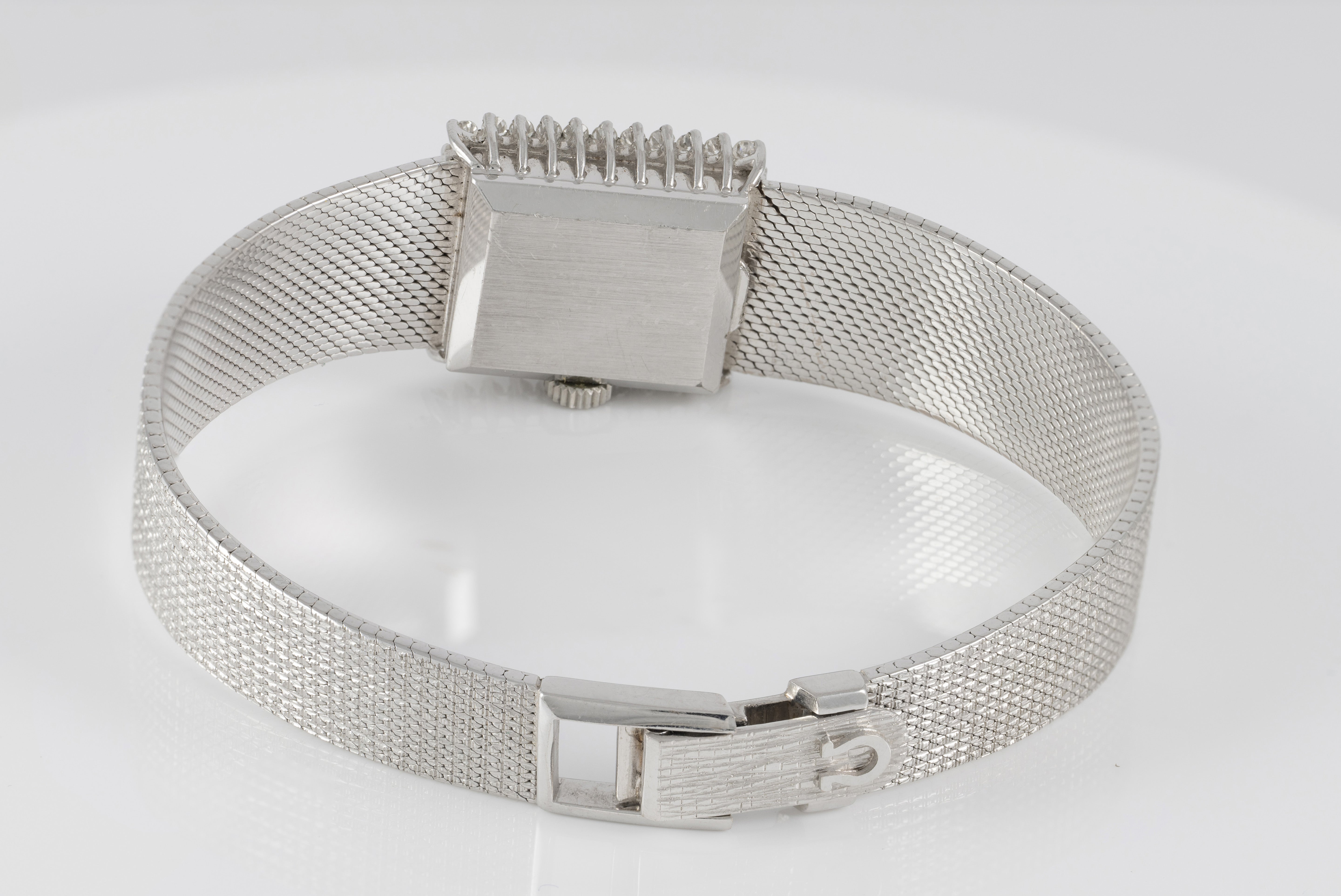 Omega Deville White Gold 18k and Diamonds Ref: 8244