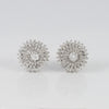 Pendientes en oro blanco 18k con diamantes 2.74 ct