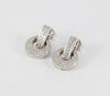 Pendientes en oro blanco 18k con diamantes 1.55 ct
