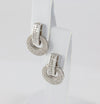 Pendientes en oro blanco 18k con diamantes 1.55 ct