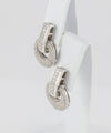 Pendientes en oro blanco 18k con diamantes 1.55 ct