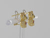 Pendientes Oso en oro 18k 750