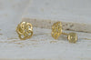 Pendientes Tous Flor en oro amarillo 18k