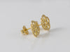 Pendientes Tous Flor en oro amarillo 18k
