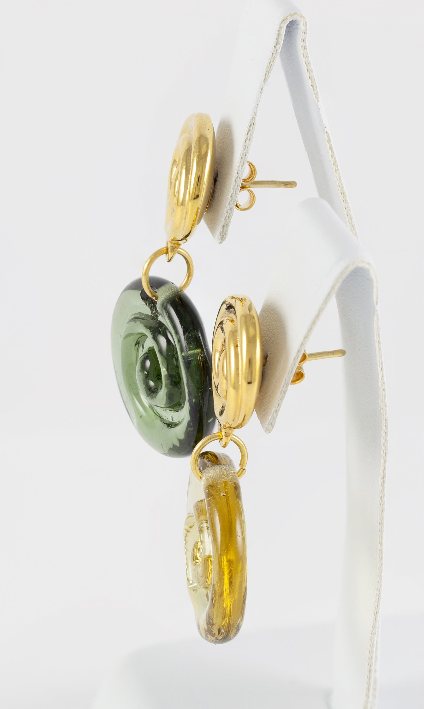 Pendientes Tous en oro amarillo 18k con cristal Eugenia by Tous Iluminada