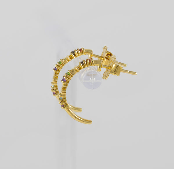 Pendientes Tous en oro amarillo 18k con gemas Virtual Garden