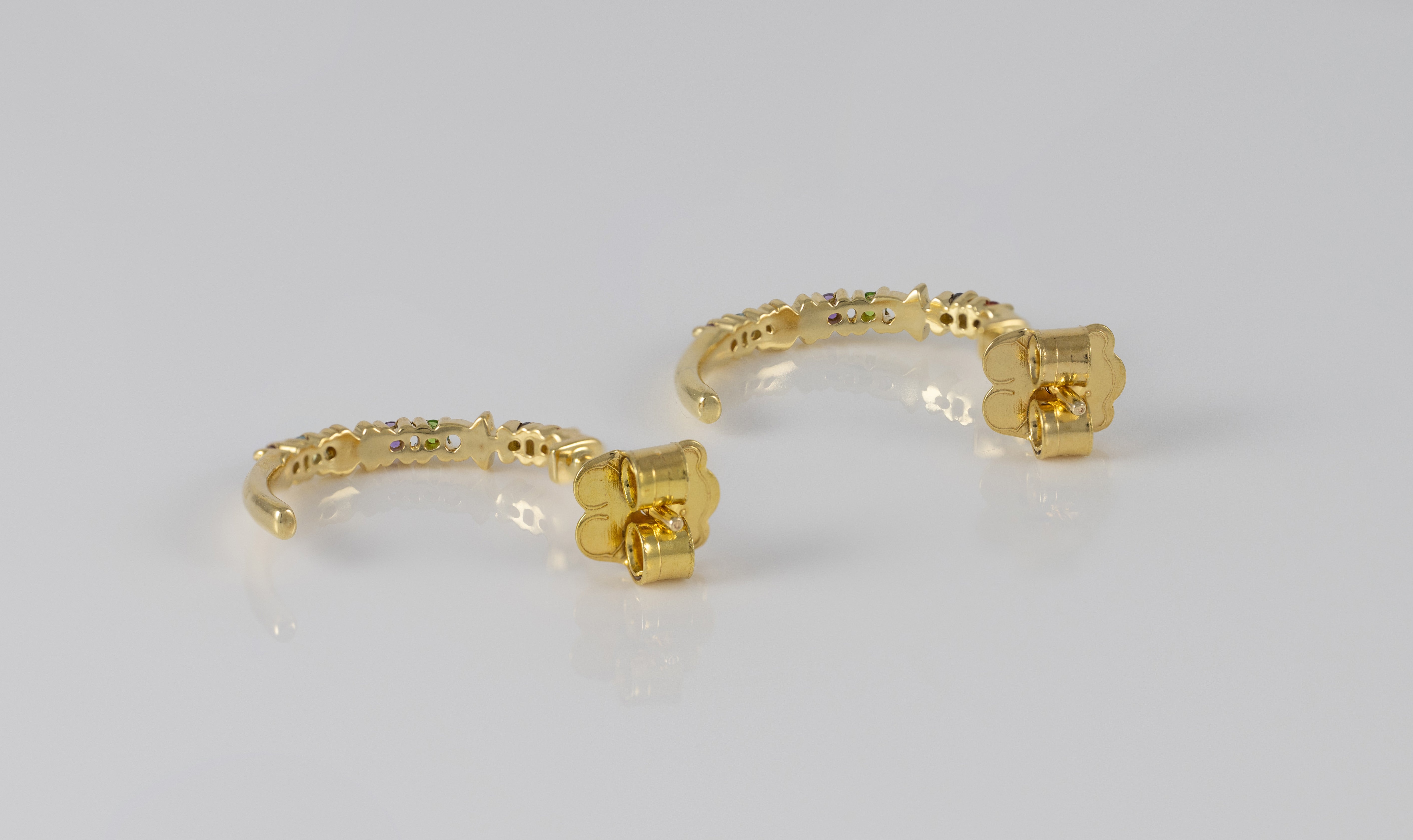 Pendientes Tous en oro amarillo 18k con gemas Virtual Garden
