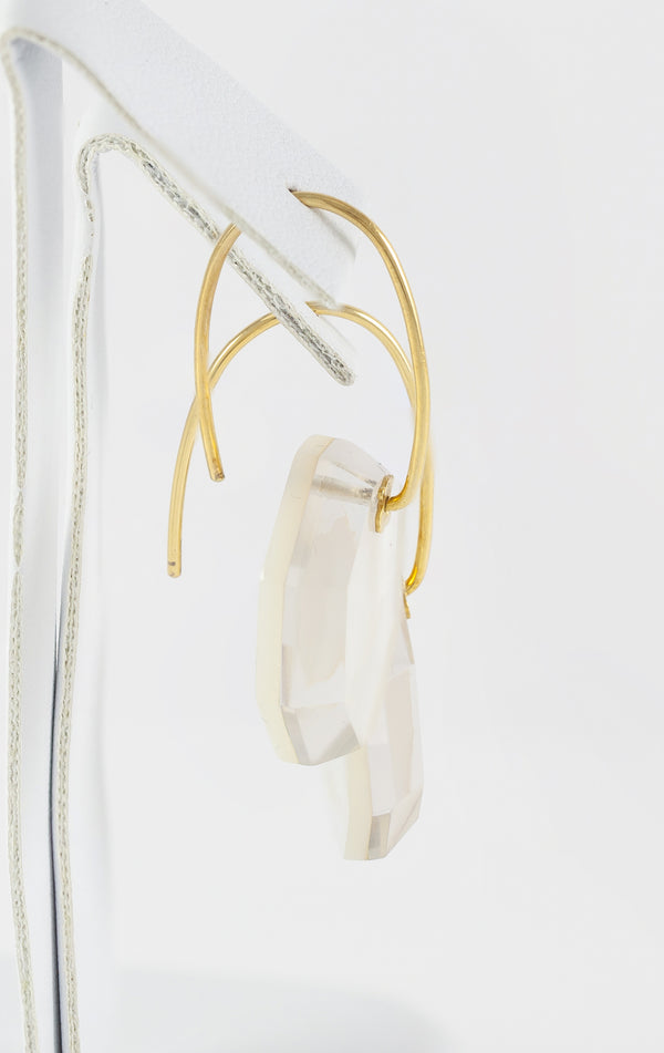 Pendientes Tous en oro amarillo 18k con cristal y nácar