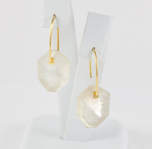 Pendientes Tous en oro amarillo 18k con cristal y nácar