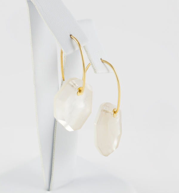 Pendientes Tous en oro amarillo 18k con cristal y nácar