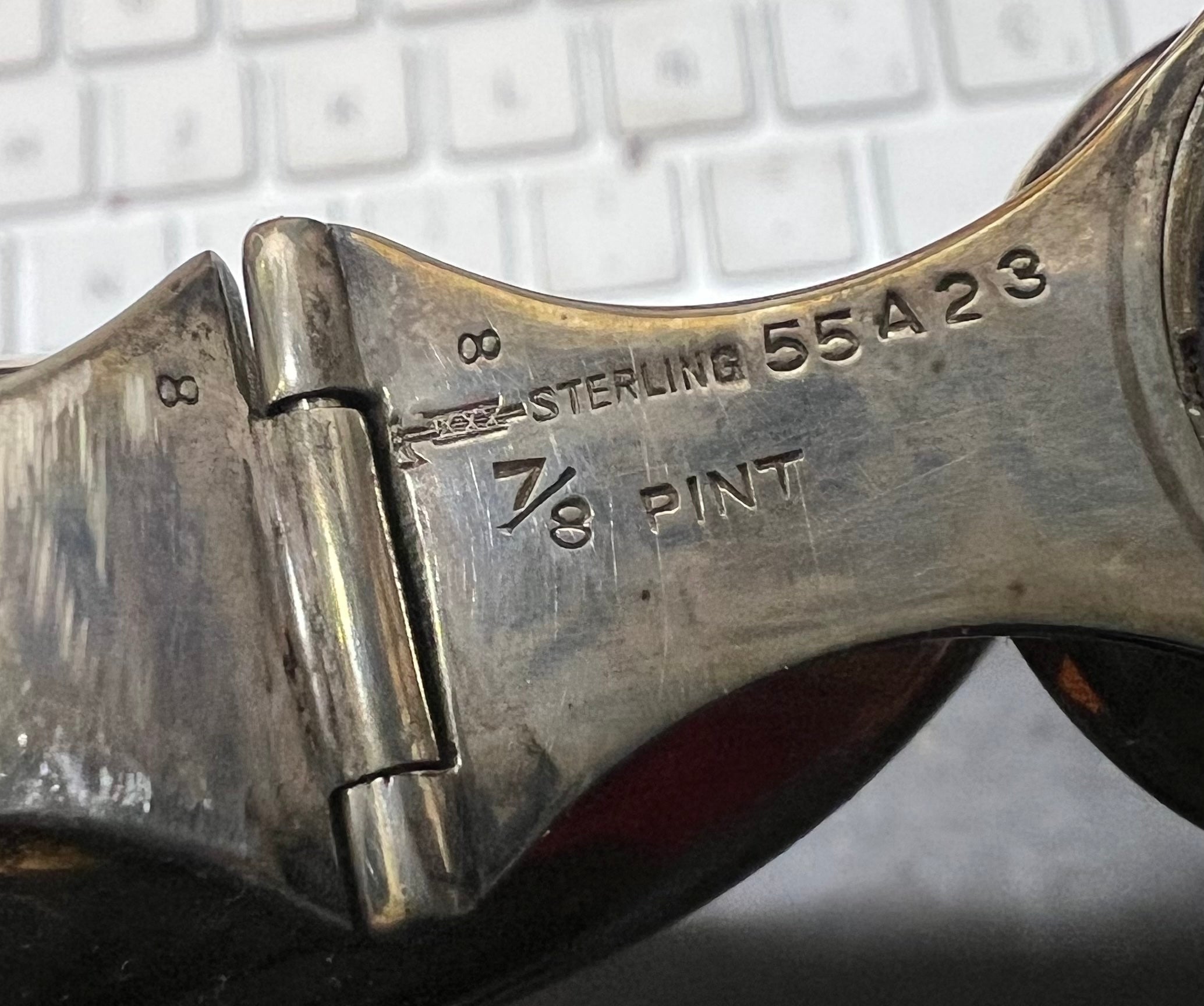 Petaca botella de plata Golf 19th Hole