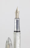 Stipula Model T Fountain Pen Nib Titanium Ice Resin